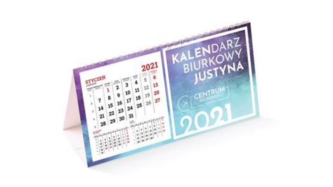 Kalendarze Biurkowe Justyna Na Spirali 2022 Tania Drukarnia