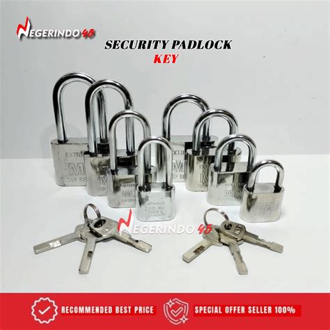 Jual KUNCI GEMBOK PINTU 30 40 50 60MM PANJANG PENDEK SECURITY PADLOCK