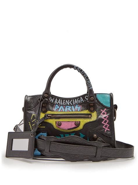 Balenciaga Graffiti City Bag Mini Paul Smith