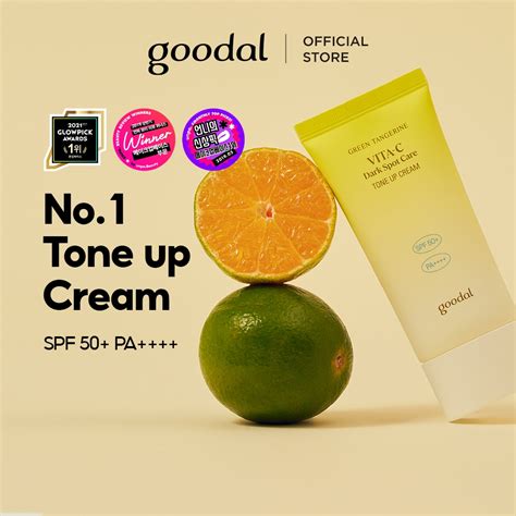 goodal green tangerine vita  dark spot tone  cream spfpa
