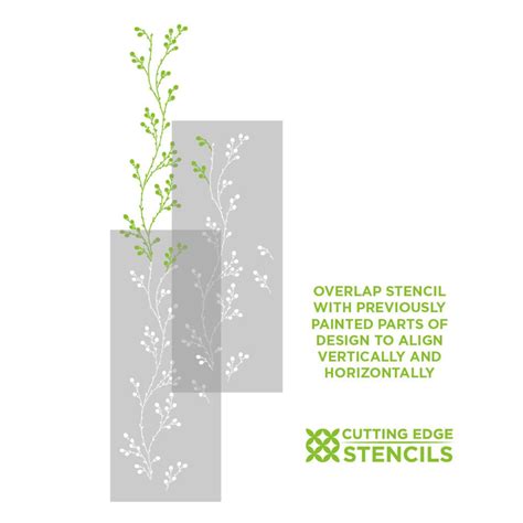 Pussy Willow Wall Stencil LARGE WALL STENCIL For Easy Room Etsy Australia