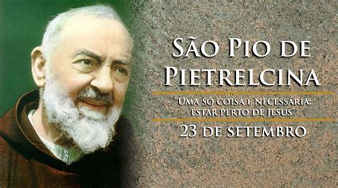 Hoje celebramos São Pio de Pietrelcina o santo dos estigmas 23 de