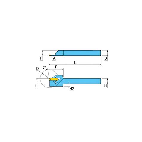 Ingersoll Cutting Tools Indexable Grooving Cutoff Toolholder Tgel