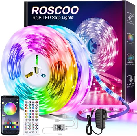 Tira Led De Bluetooth M Luces Led Rgb M Sica De Tira Con