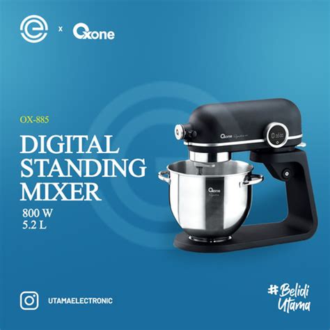 Promo OXONE Standing Signature Mixer Digital - OX-885 - Merah Cicil 0% 3x - Jakarta Pusat ...