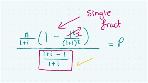 Derivation of the Amortisation Formula | Studyclix