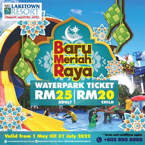 Harga Tiket Bukit Merah Waterpark Bukit Merah Laketown Resort