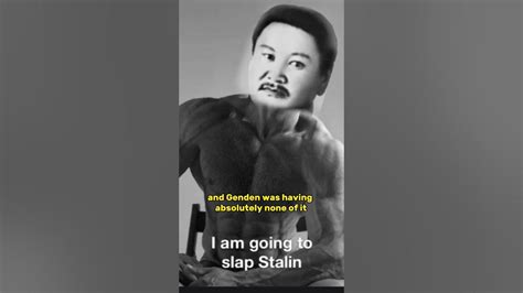 He Slapped Joseph Stalin In The Face And Lived 🤔 🤯🤯 History Russia Mongolia Youtube