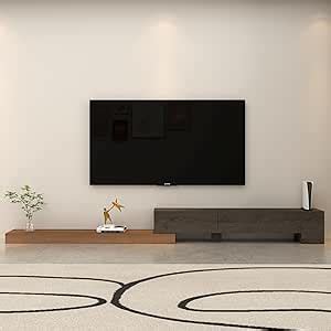 Amazon Bixiaomei Retractable TV Stand Solid Wood Minimalist TV