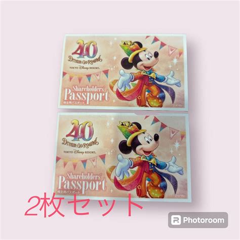 Yahooオークション 東京ディズニーリゾート パスポート 2枚セット