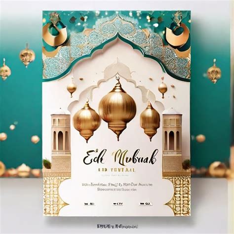 Premium Photo PSD Eid Mubarak Islamic Festival Social Media Post