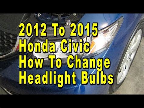 How To Replace Parking Light Bulb Honda Civic For Honda Civi