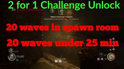 New Hidden Challenges How To Survive 20 Waves In Spawn Roomunder 25