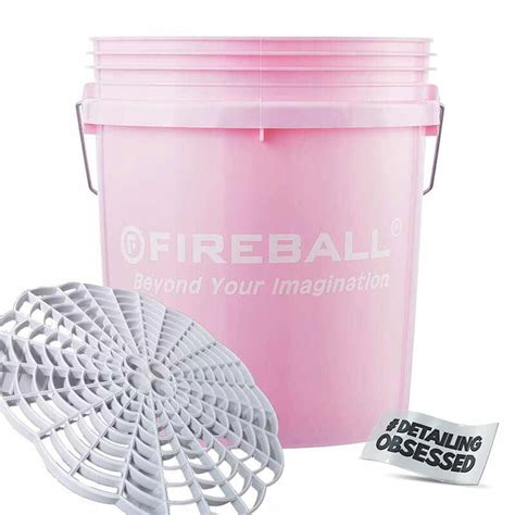 Купить Розовое ведро FIREBALL с грязеотделителем: отзывы, фото и ...