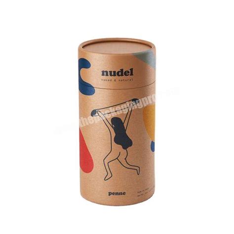 Custom Printed Cardboard Tube Round Candle Box Cylinder Candle Paper