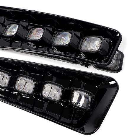 Pair For Ford F150 F 150 Raptor Style Bumper Led Drl Fog Lights Turn Signal Lamp Ebay