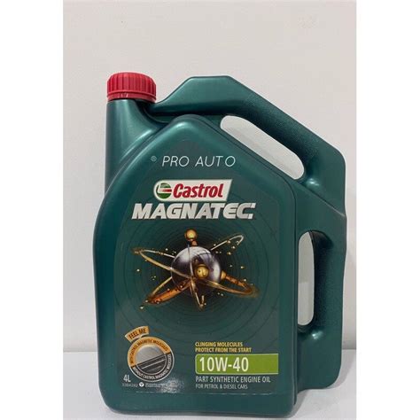 CASTROL MAGNATEC 10W40 Semi Synthetic Engine Oil 4 Liter 3384282 Ship