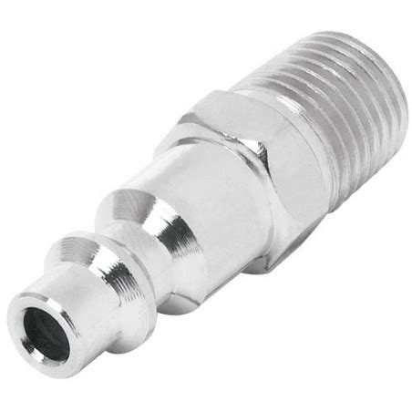 Conector Rapido De Acero Cromado Macho Cuerda Npt Coral Ma P