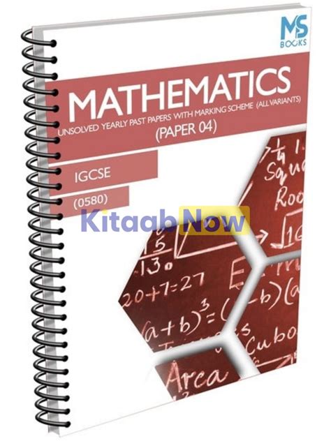 Igcse Mathematics Paper Unsolved Yearly S S Kitaabnow