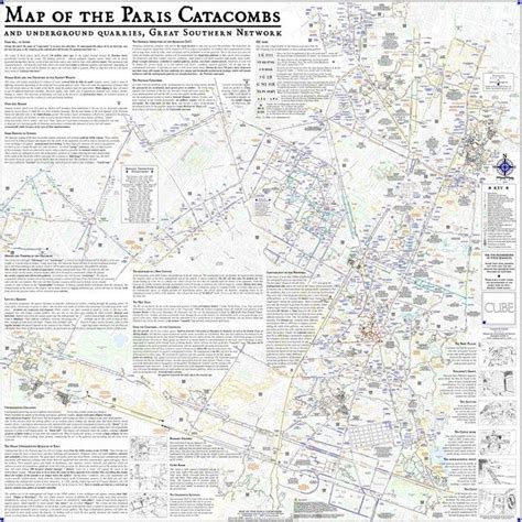 a large map of the city of paris