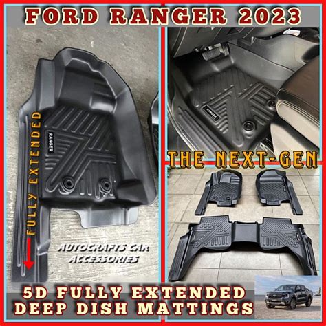 Ford Ranger Extended Deep Dish Matting New Generation Ford Ranger