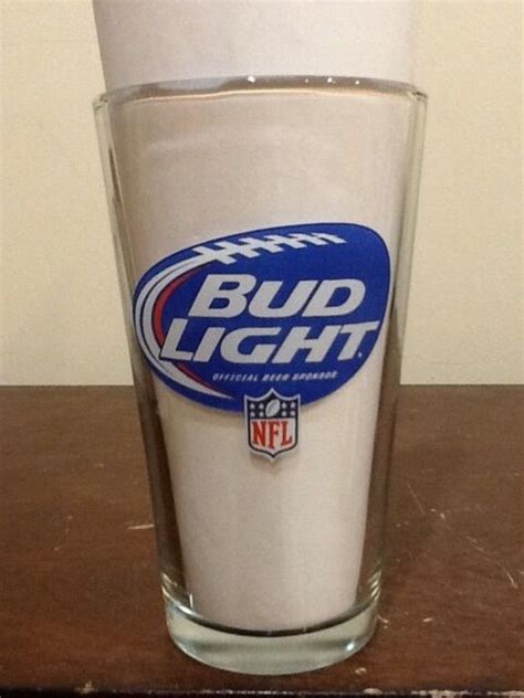 Bud Light Nfl Super Bowl Xlviii Seahawks Broncos Pint Beer Glass Ebay