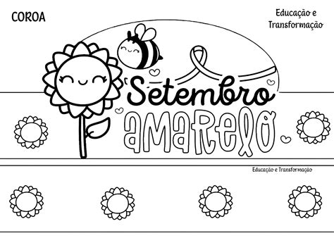 Setembro Verde Para Colorir - 5