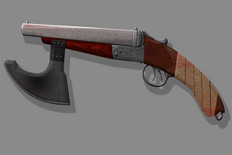 Artstation Double Barrel Shotgun