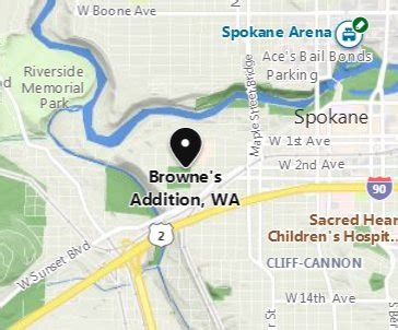 Where Is Brownes Addition Spokane Nbhd Washington See Area Map And More