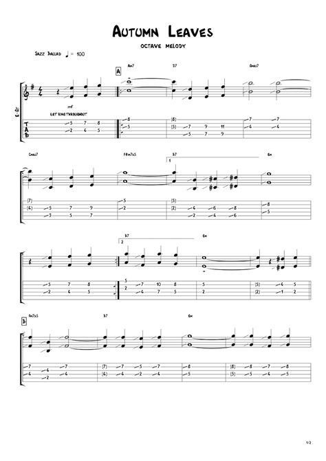 Autumn leaves classical guitar pdf hal - mylifepolar