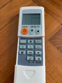 Original Mitsubishi Electric Aircon Remote Control Tv Home