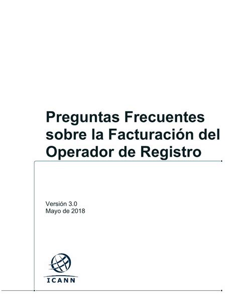 Pdf Preguntas Frecuentes Sobre La Facturaci N Del Operador De