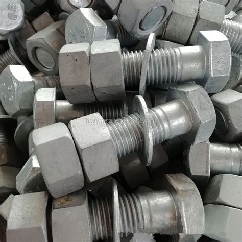 A Grade Hot Dip Galvanized Heavy Hex Bolt And Nut Buy Hot Dip