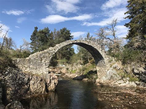 Carrbridge - Scotland. The oldest bridge in the Highlands, built in 1717. : r/travel