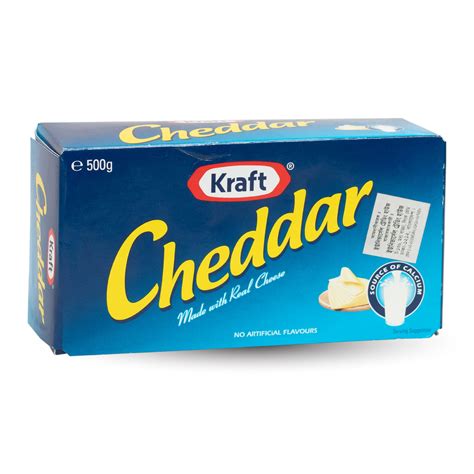 Kraft Cheddar Cheese Block 500gm - Mawola Traders