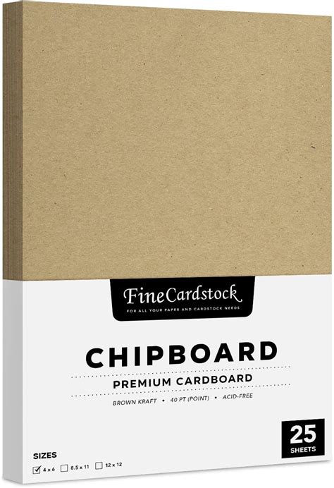 Amazon X Chipboard Heavyweight Pt Point Cardboard