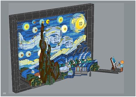 View LEGO® instruction 21333 Vincent van Gogh - The Starry Night - LEGO instructions and ...