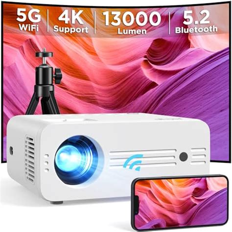 Videoprojecteur AKIYO Projecteur 13000 Lumens 5G WiFi Bluetooth