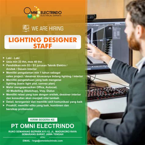 Lighting Designer Staff Omni Electrindo Scu