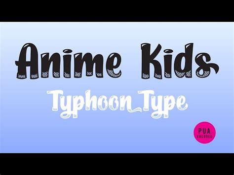 First Wave Font Typhoon Type™ By Suthi Srisopha