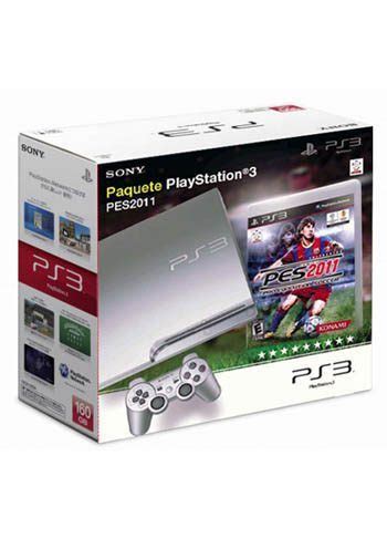 CONSOLA PLAYSTATION 3 SLIM NEGRO 320GB CON PRO EVOLUTION SOCCER 2011 ...