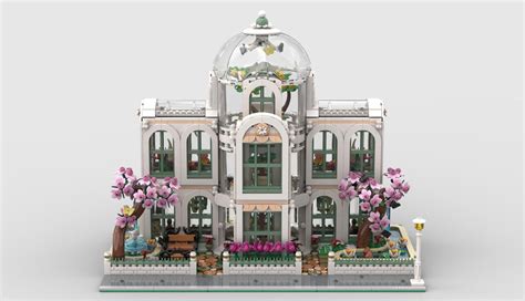 Lego Moc Big Botanical Garden Baseplate Modular Modification Of