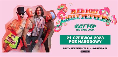 Red Hot Chili Peppers I Iggy Pop W Warszawie 2023 Kiedy Koncert [data