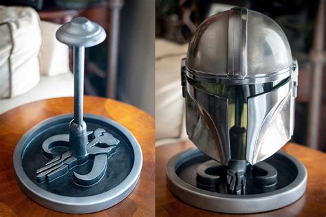 Mandalorian Helmet Stand Etsy