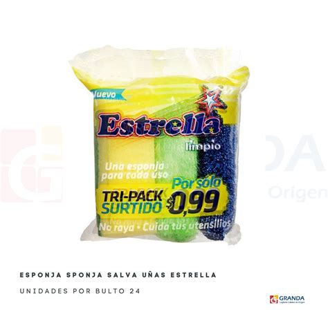 Esponja Esponja Salva U As Estrella Distribuidora Granda