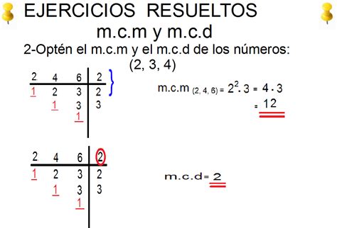 Tu Ayuda Con Las Matem Ticas Ejercicios Resueltos De M C M Y M C D Y