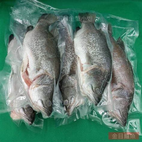 【海鮮7 11】金目鱸魚 400 450g 殺清三去 肉質細美味，無細刺＊每隻110元＊ 蝦皮購物