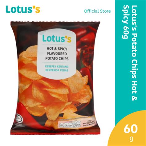 Lotus S Potato Chips Hot Spicy 60g Lazada