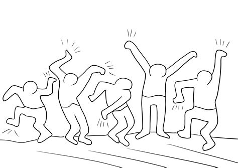 Keith Haring People Coloring Pages [2025]