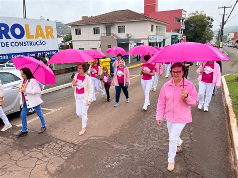 Rede Feminina Realiza Tradicional Caminhada Rosa E Inicia Campanha Em